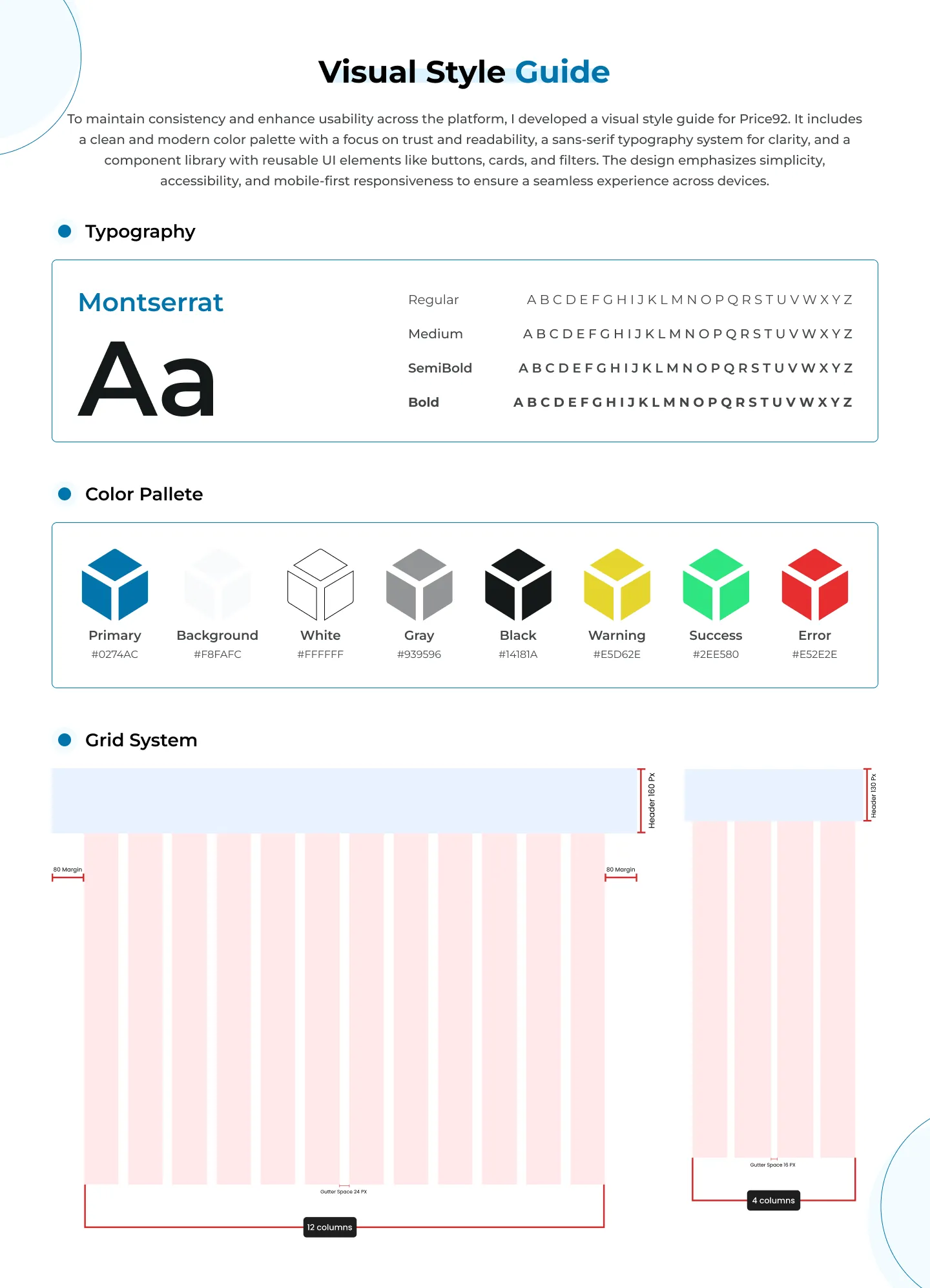 Price92 visual style guide