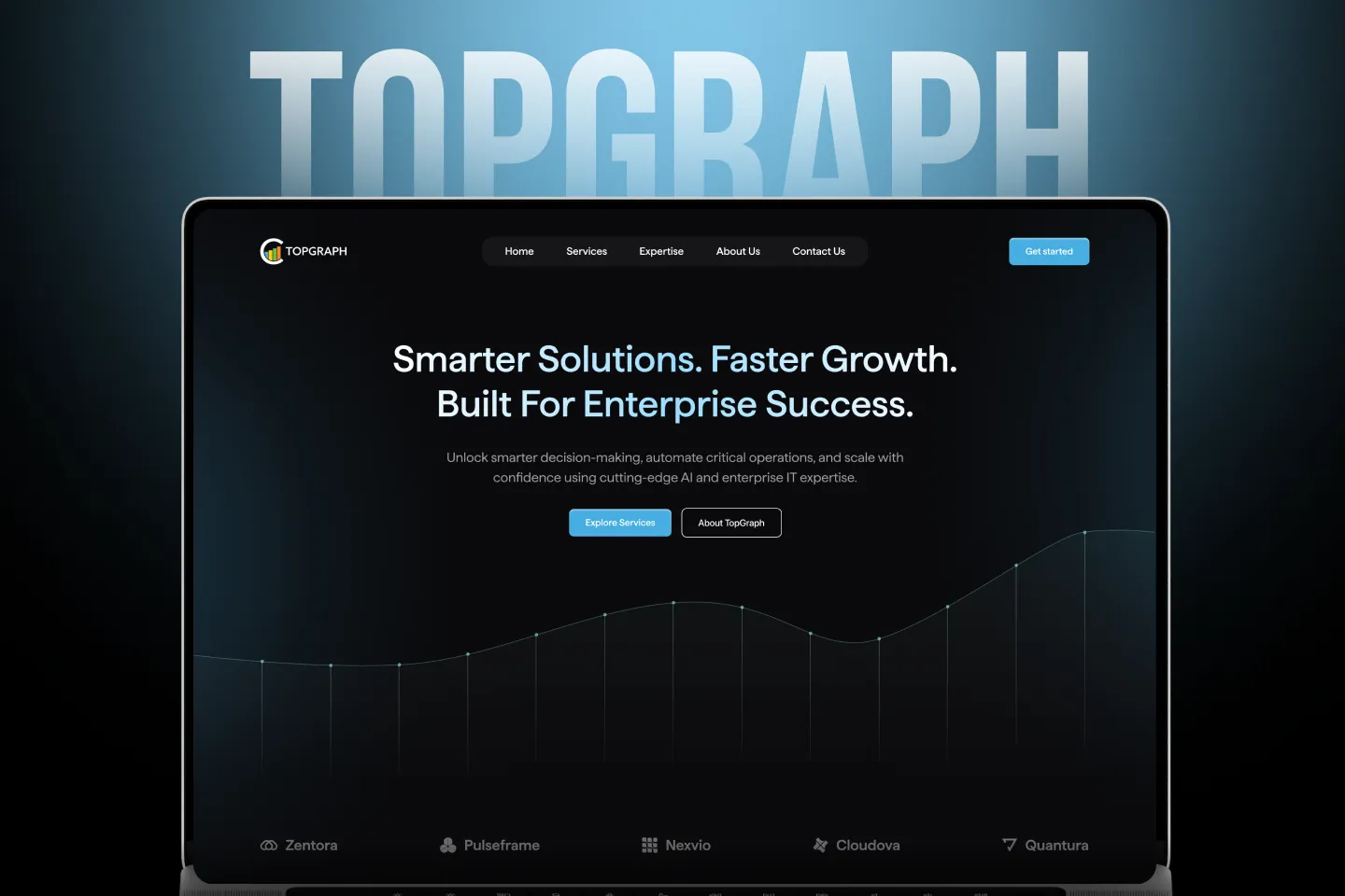 Topograph landing page